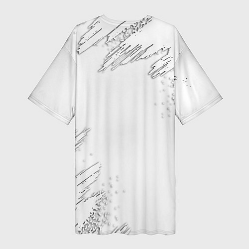 Женская длинная футболка БЕРСЕРК ИЛЛЮСТРАЦИЯ BERSERK / 3D-принт – фото 2