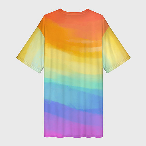 Женская длинная футболка Рита Зик Тока Бока / 3D-принт – фото 2