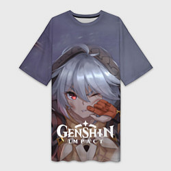 Женская длинная футболка Genshin Impact: Razor Genshin