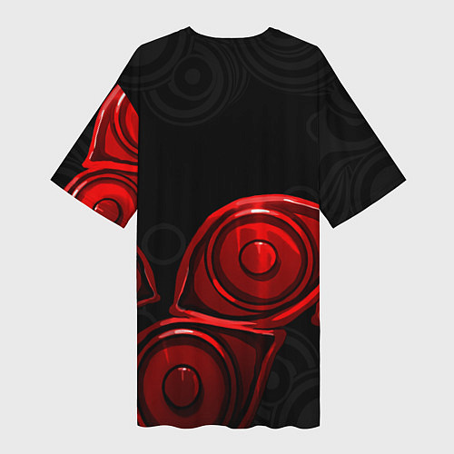 Женская длинная футболка Башня Бога Захард / 3D-принт – фото 2