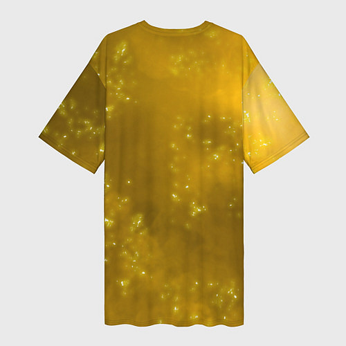 Женская длинная футболка ДЖУН ЛИ ГЕО АРХОНТ / 3D-принт – фото 2