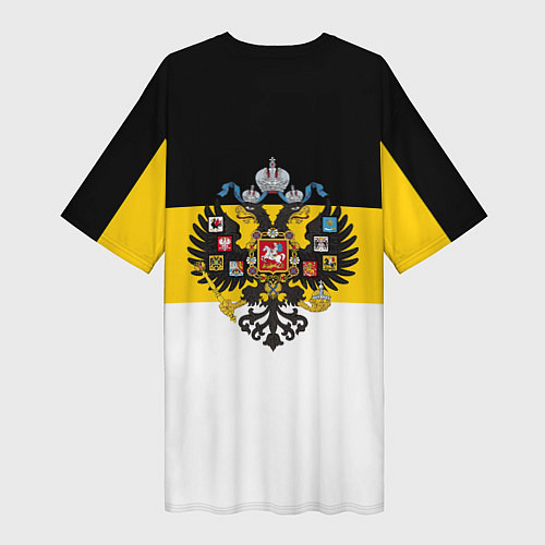 Женская длинная футболка Русские Вперёд! / 3D-принт – фото 2