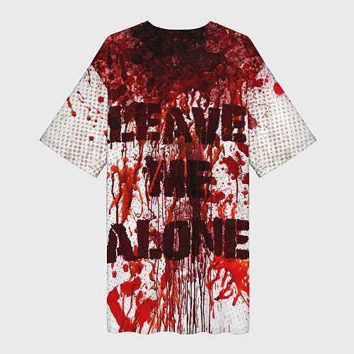 Женская длинная футболка I АM FINE / 3D-принт – фото 2