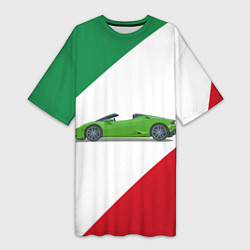 Женская длинная футболка Lamborghini Италия
