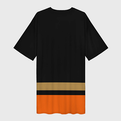 Женская длинная футболка Anaheim Ducks Анахайм Дакс / 3D-принт – фото 2
