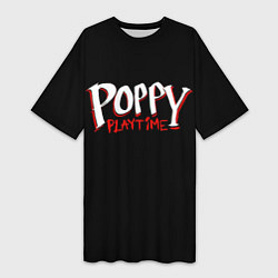 Женская длинная футболка Poppy Playtime: Logo