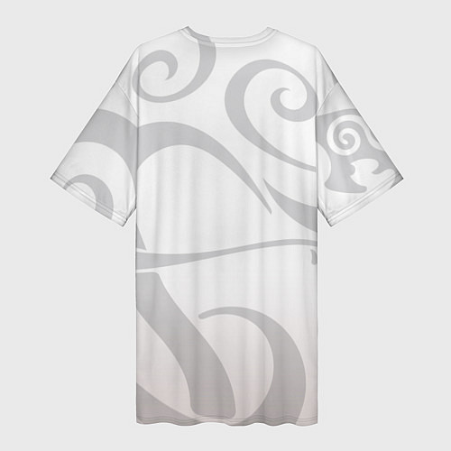 Женская длинная футболка TOKYO REVENGERS MICKEY МАЙКИ ДРАКЕН ТАТУ / 3D-принт – фото 2