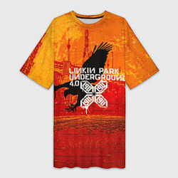 Женская длинная футболка Linkin Park - Underground 4 0