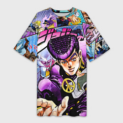 Женская длинная футболка JoJos Bizarre Adventure: Josuke