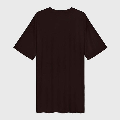 Женская длинная футболка БУМАЖНЫЙ ДОМ БРЫЗГИ КРАСОК - LA CASA DE PAPEL / 3D-принт – фото 2