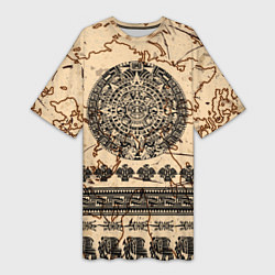 Женская длинная футболка AztecsАцтеки