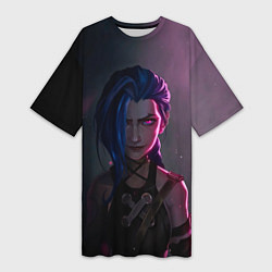 Женская длинная футболка Evil Jinx