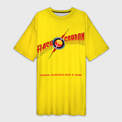 Женская длинная футболка Flash Gordon - Queen