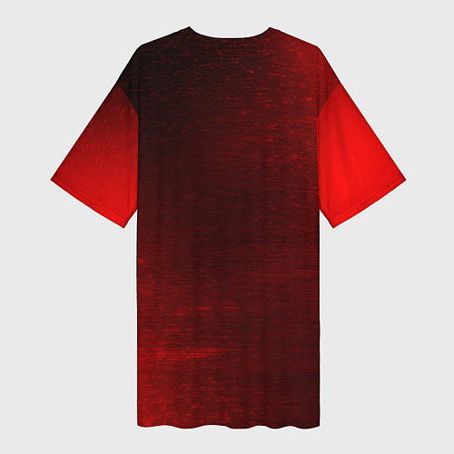 Женская длинная футболка RENAULT - Глитч / 3D-принт – фото 2