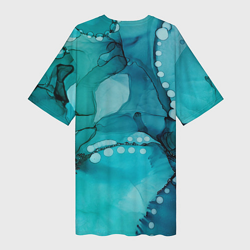 Женская длинная футболка Глюки водолаза / 3D-принт – фото 2