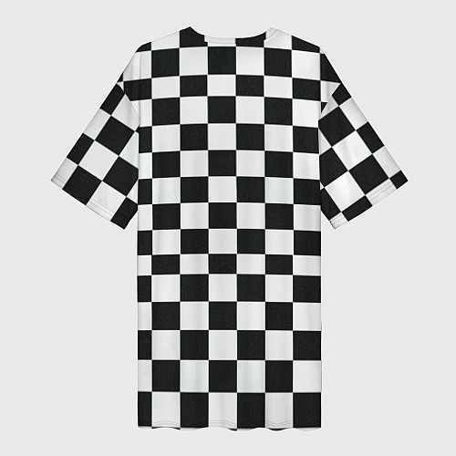 Женская длинная футболка ChessKing Abstraction / 3D-принт – фото 2