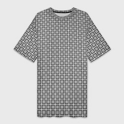 Женская длинная футболка Коллекция Journey Клетка 2 119-9-7-f1 Дополнение к