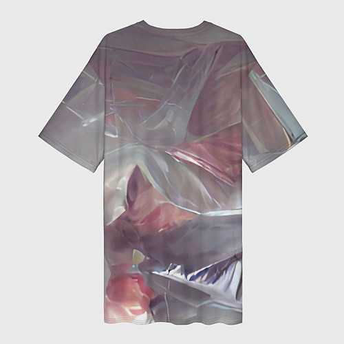 Женская длинная футболка Пленка Декстер / 3D-принт – фото 2
