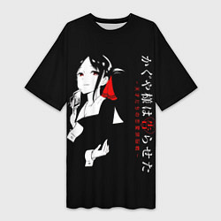 Женская длинная футболка Кагуя Синомия - Kaguya-sama: Love Is War