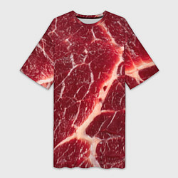 Женская длинная футболка Свежее мясо