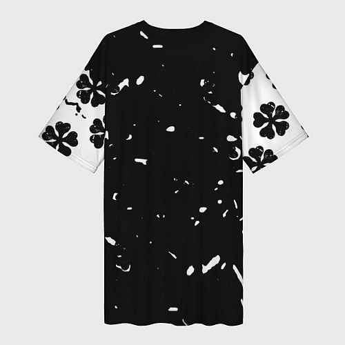 Женская длинная футболка Чёрный клевер манга / 3D-принт – фото 2