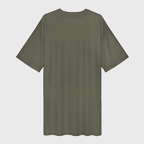 Женская длинная футболка БУМАЖНЫЙ ДОМ БЕРЛИН - LA CASA DE PAPEL / 3D-принт – фото 2