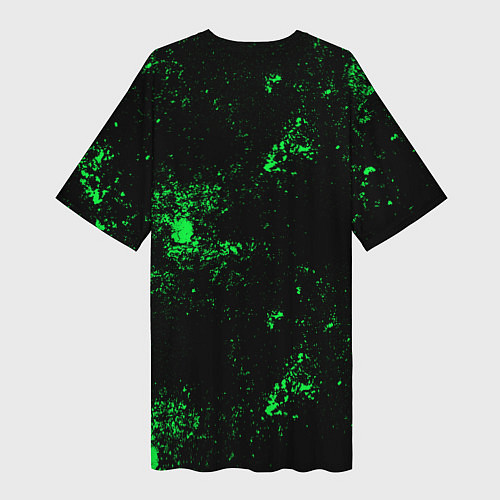 Женская длинная футболка MIKASA ACKERMAN АТАКА ТИТАНОВ 4 СЕЗОН / 3D-принт – фото 2