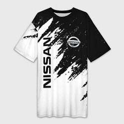 Женская длинная футболка Nissan xtrail