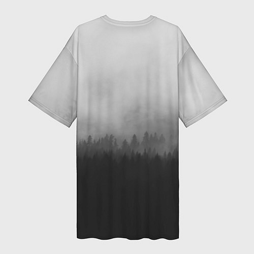 Женская длинная футболка Клеймор Тереза / 3D-принт – фото 2