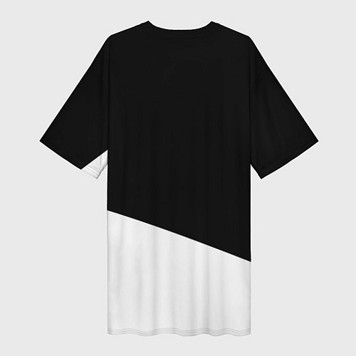 Женская длинная футболка Ничоси Nichosi / 3D-принт – фото 2