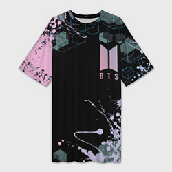 Женская длинная футболка BTS класс