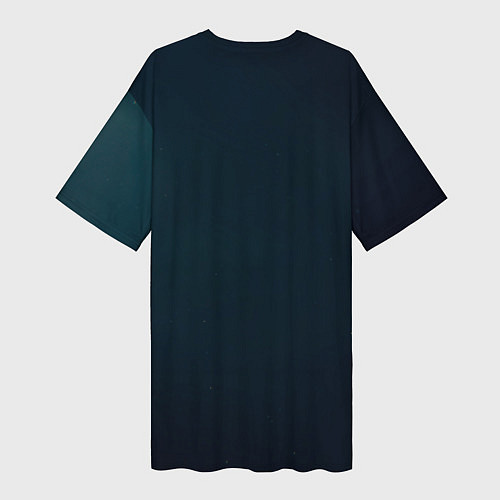 Женская длинная футболка МГС 5 / 3D-принт – фото 2