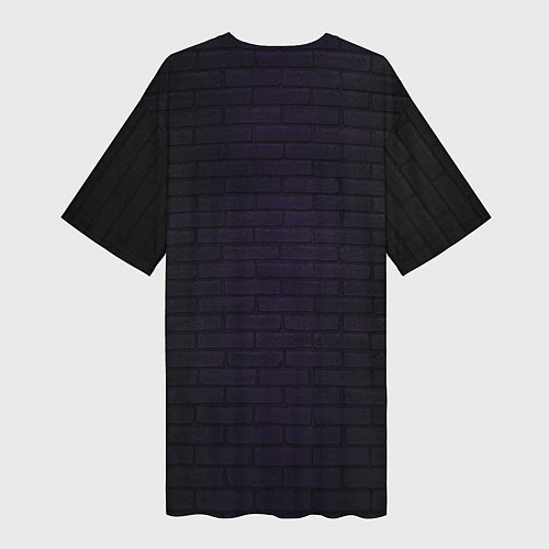 Женская длинная футболка ROBLOX NEON LOGO ИГРА РОБЛОКС / 3D-принт – фото 2