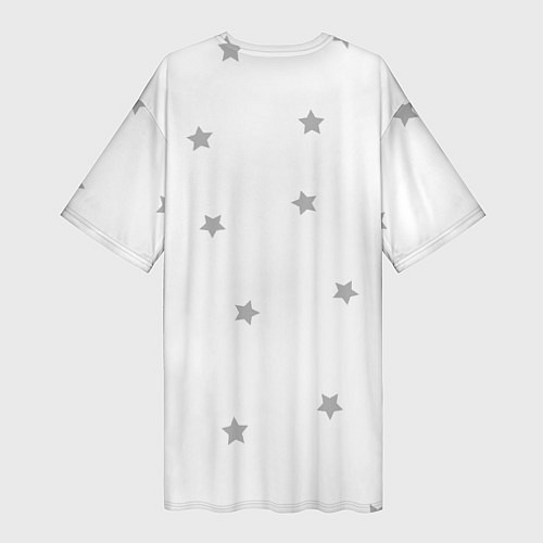 Женская длинная футболка LALAFANFAN PREMIUM / 3D-принт – фото 2