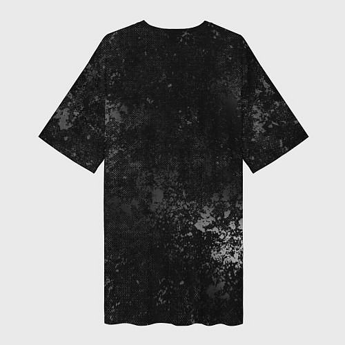 Женская длинная футболка ВАЛЬХАЛЛА - ВОРОН / 3D-принт – фото 2