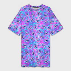 Женская длинная футболка Магические Грибы