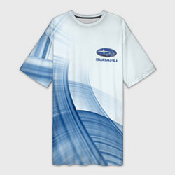 Женская длинная футболка Subaru - Sport