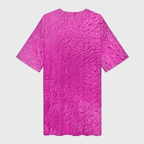 Женская длинная футболка Daddy pink / 3D-принт – фото 2