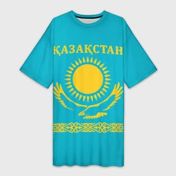 Женская длинная футболка КАЗАКСТАН