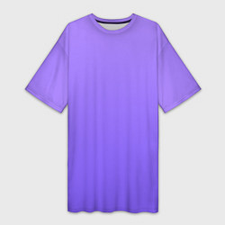 Женская длинная футболка Красивый фиолетовый светлый градиент