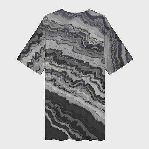 Женская длинная футболка Fashion vanguard pattern 2099 / 3D-принт – фото 2