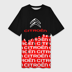 Женская длинная футболка Citroen ситроен