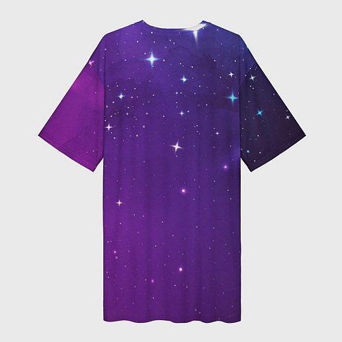 Женская длинная футболка Qiqi Genshin / 3D-принт – фото 2