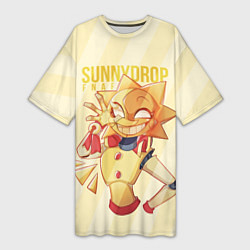 Женская длинная футболка Sunnydrop fnaf