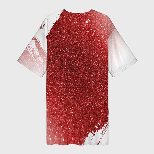 Женская длинная футболка FNAF - ФОКСИ - Краска / 3D-принт – фото 2