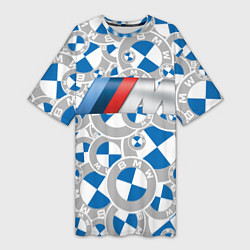 Женская длинная футболка М-ка BMW PATTERN SPORT