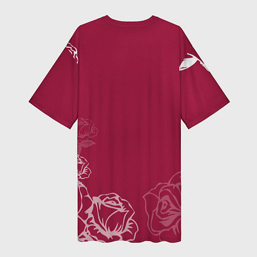 Женская длинная футболка Её величество Прекрасная Виктория / 3D-принт – фото 2