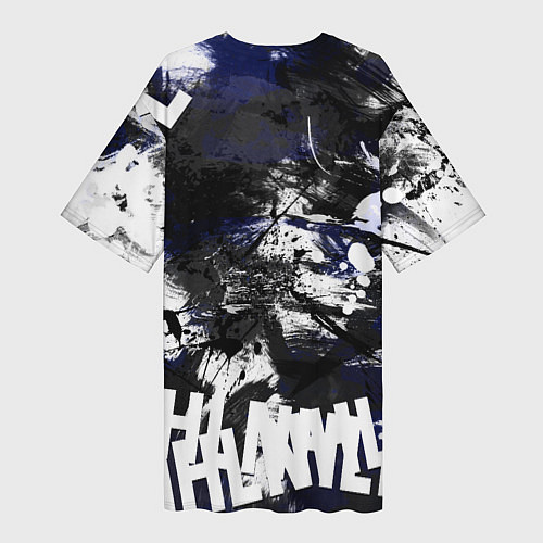 Женская длинная футболка Florida Panthers, Флорида Пантерз / 3D-принт – фото 2