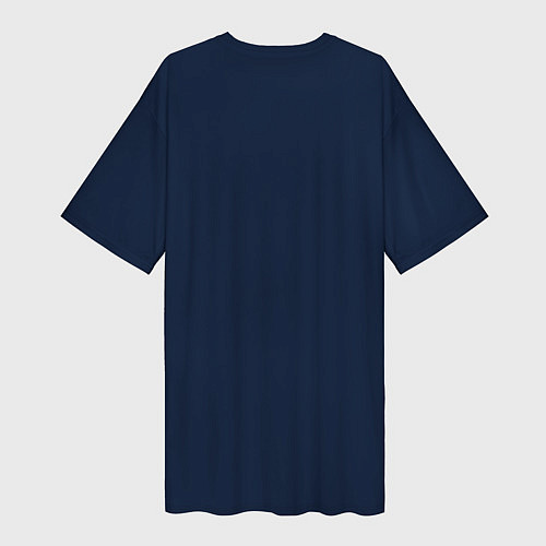 Женская длинная футболка Oxford - эмблема университета / 3D-принт – фото 2