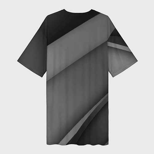 Женская длинная футболка Ауди audi / 3D-принт – фото 2